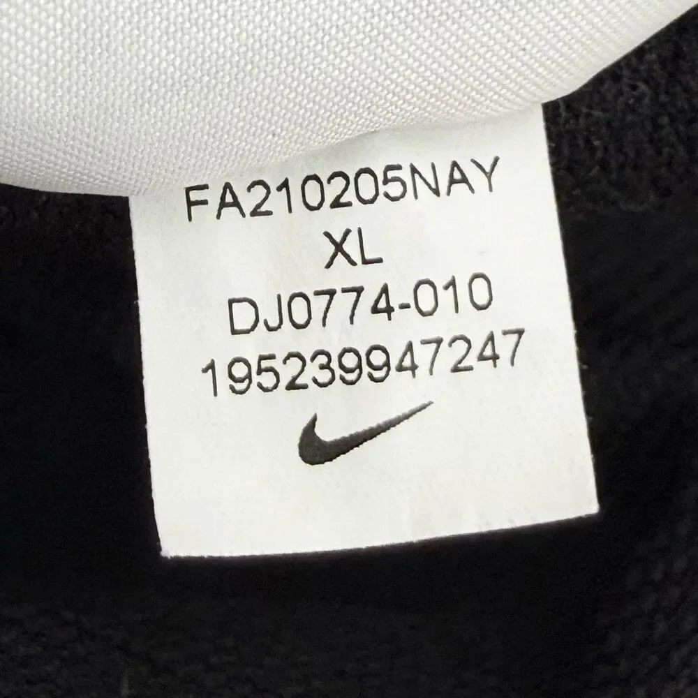 Nike Training Boxy Fit Crewneck Cropped Slouchy Chenille Logo Swoosh Sweat Shirt - Picture 9 of 9